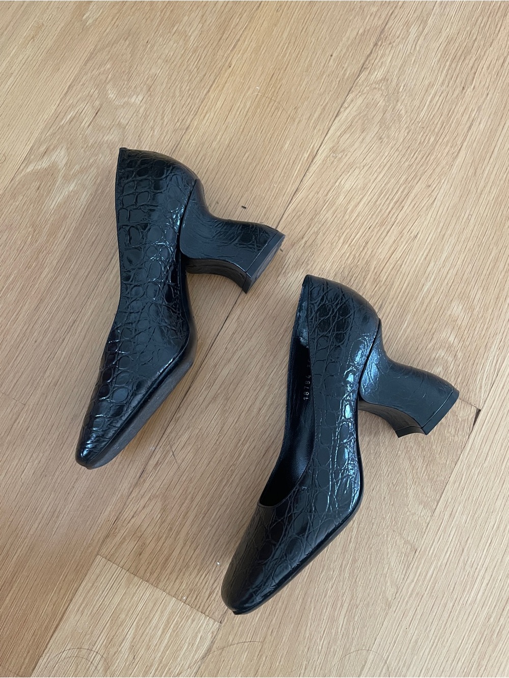 Dries van noten black heels